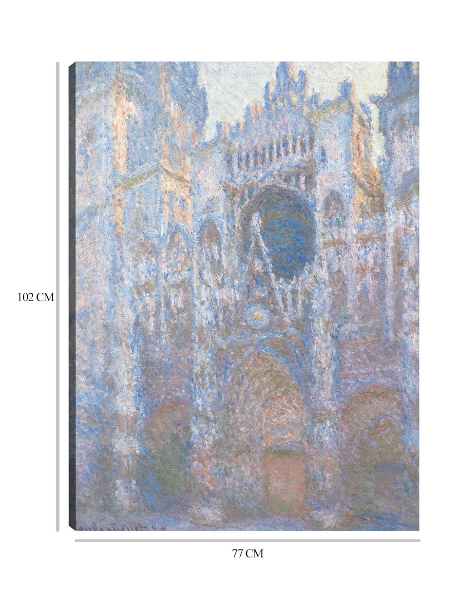Cuadro decorativo Catedral de Rouen, fachada oeste (1894) técnica mixta Arquitectura 3