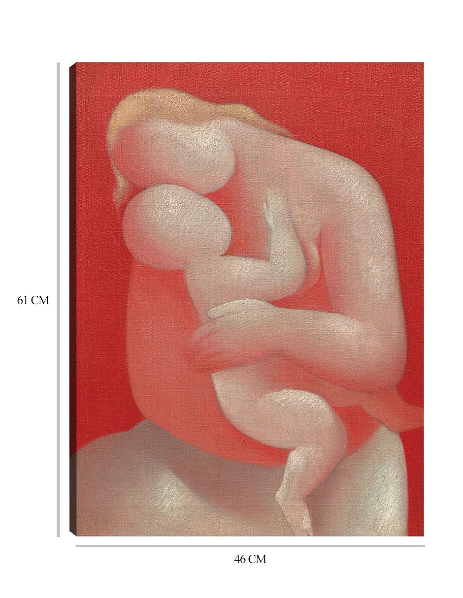 Cuadro decorativo Madre (Madonna rosa) (1933) técnica mixta Gente 2