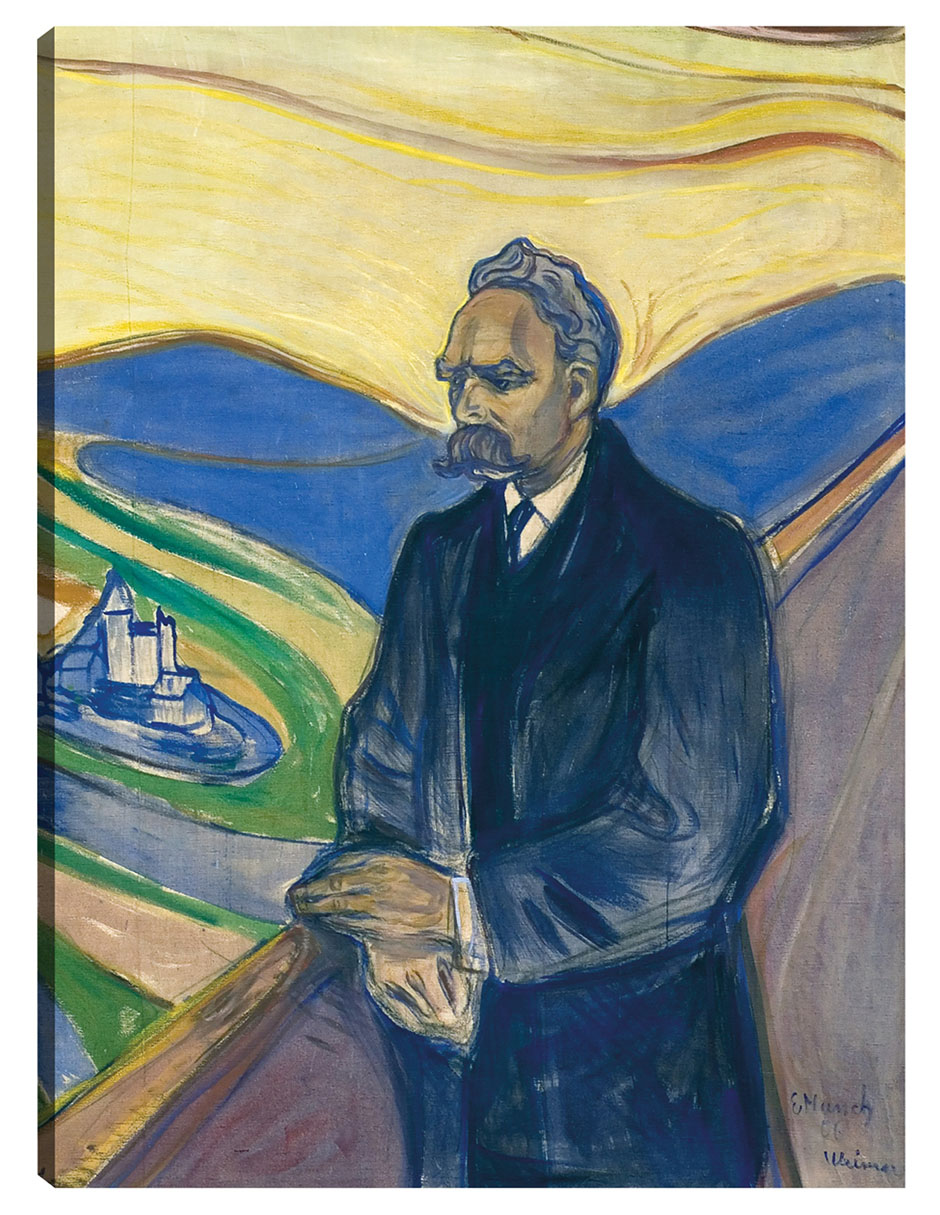 Cuadro decorativo Federico Nietzsche (1906) técnica mixta Retratos Cuadro decorativo Federico Nietzsche (1906) técnica mixta Retratos