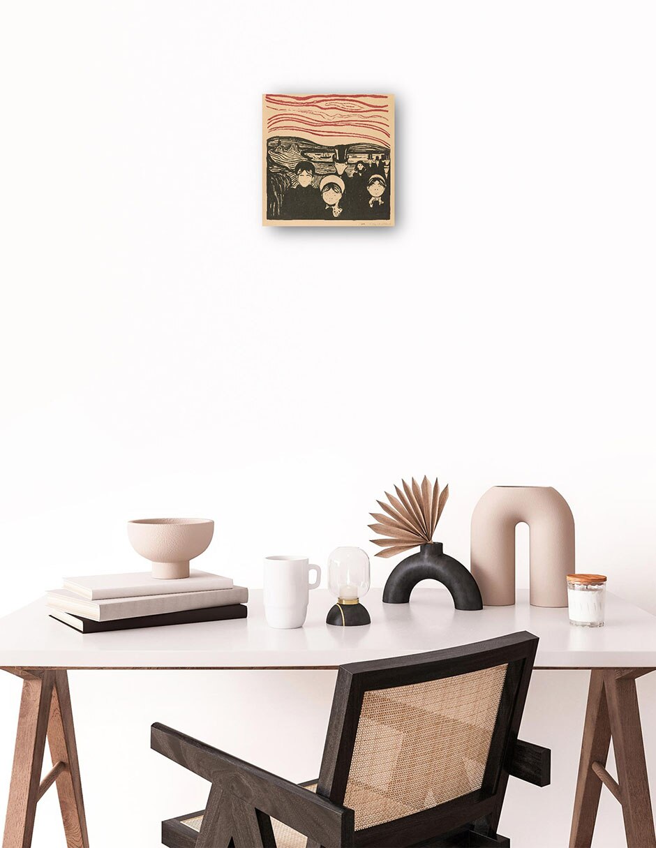 Cuadro decorativo Angustia (1896) técnica mixta Gente 2