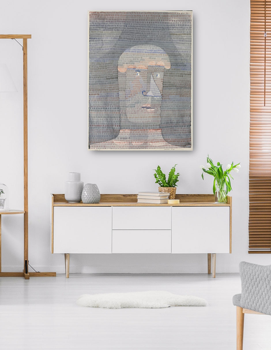 Cuadro decorativo Cabeza de atleta (1932) técnica mixta Siluetas 5