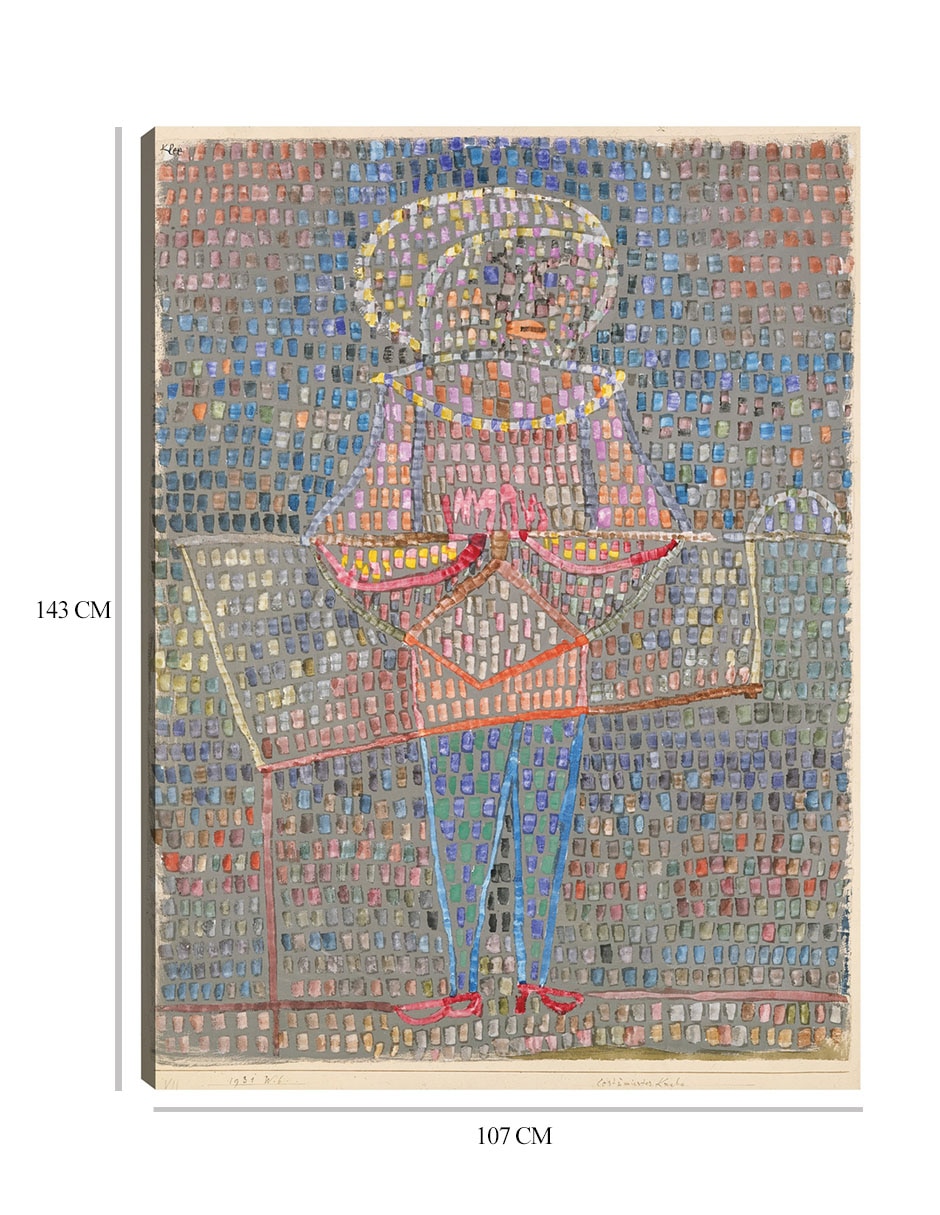 Cuadro decorativo Niño disfrazado (1931) técnica mixta Divertido 3
