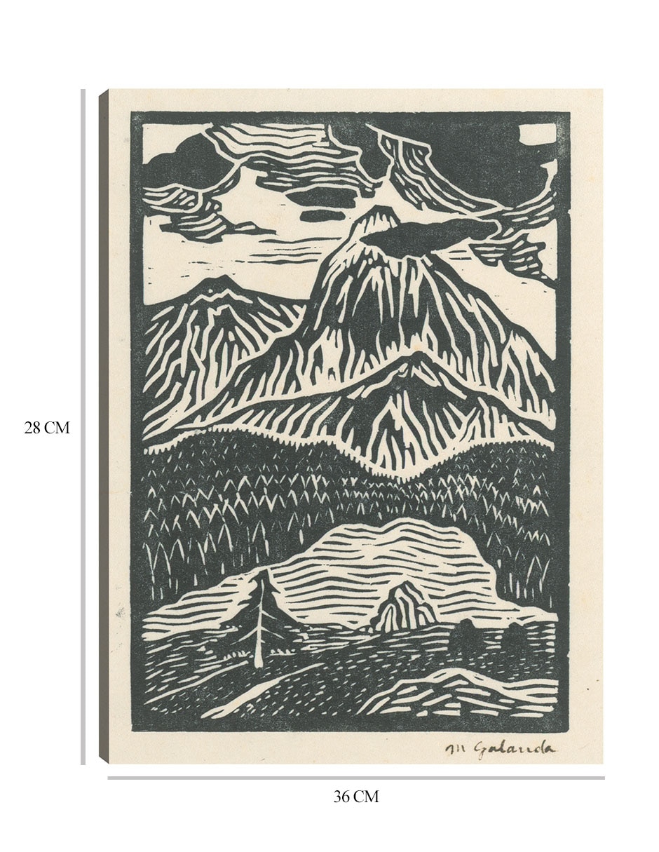 Cuadro decorativo Otoño II (1924) técnica mixta Formas 2