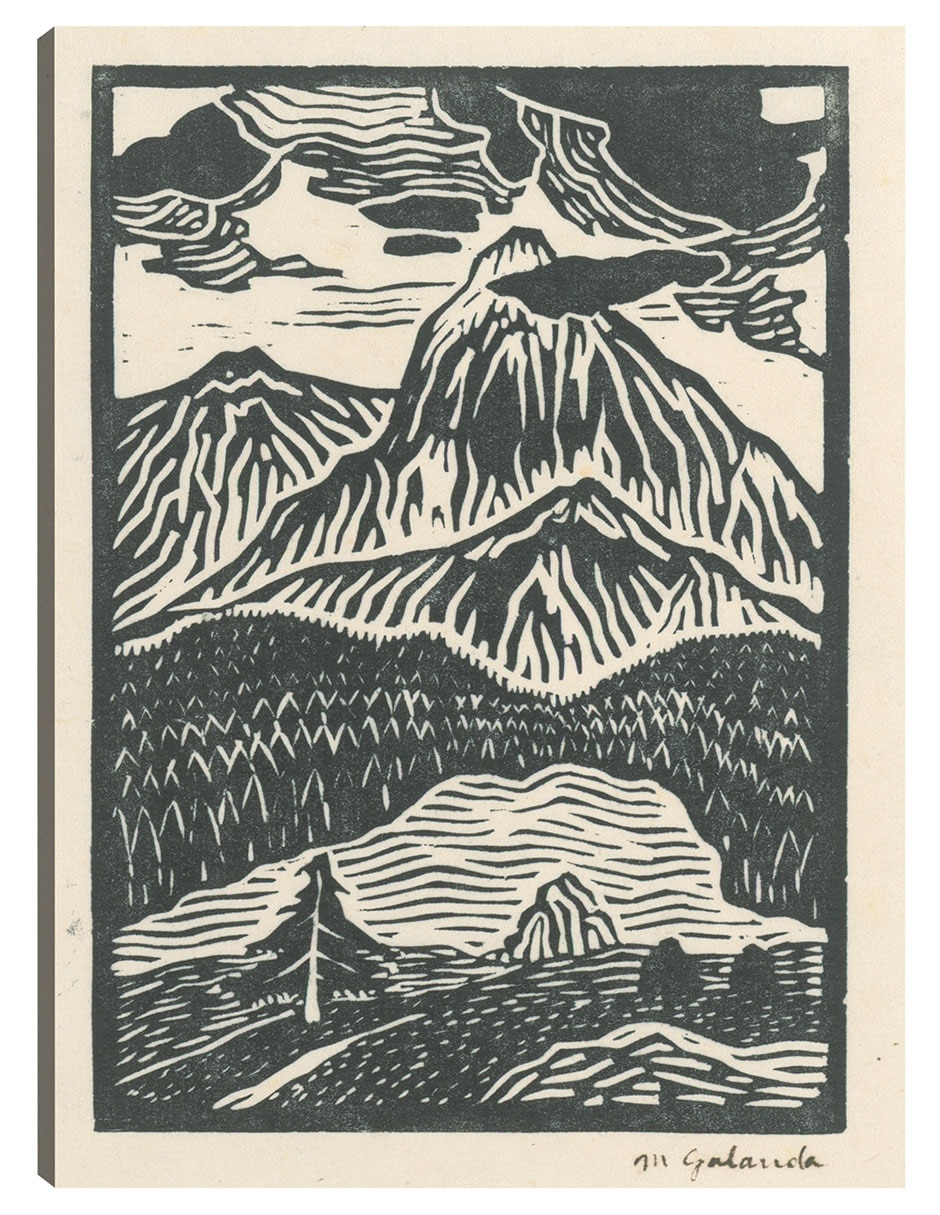 Cuadro decorativo Otoño II (1924) técnica mixta Formas