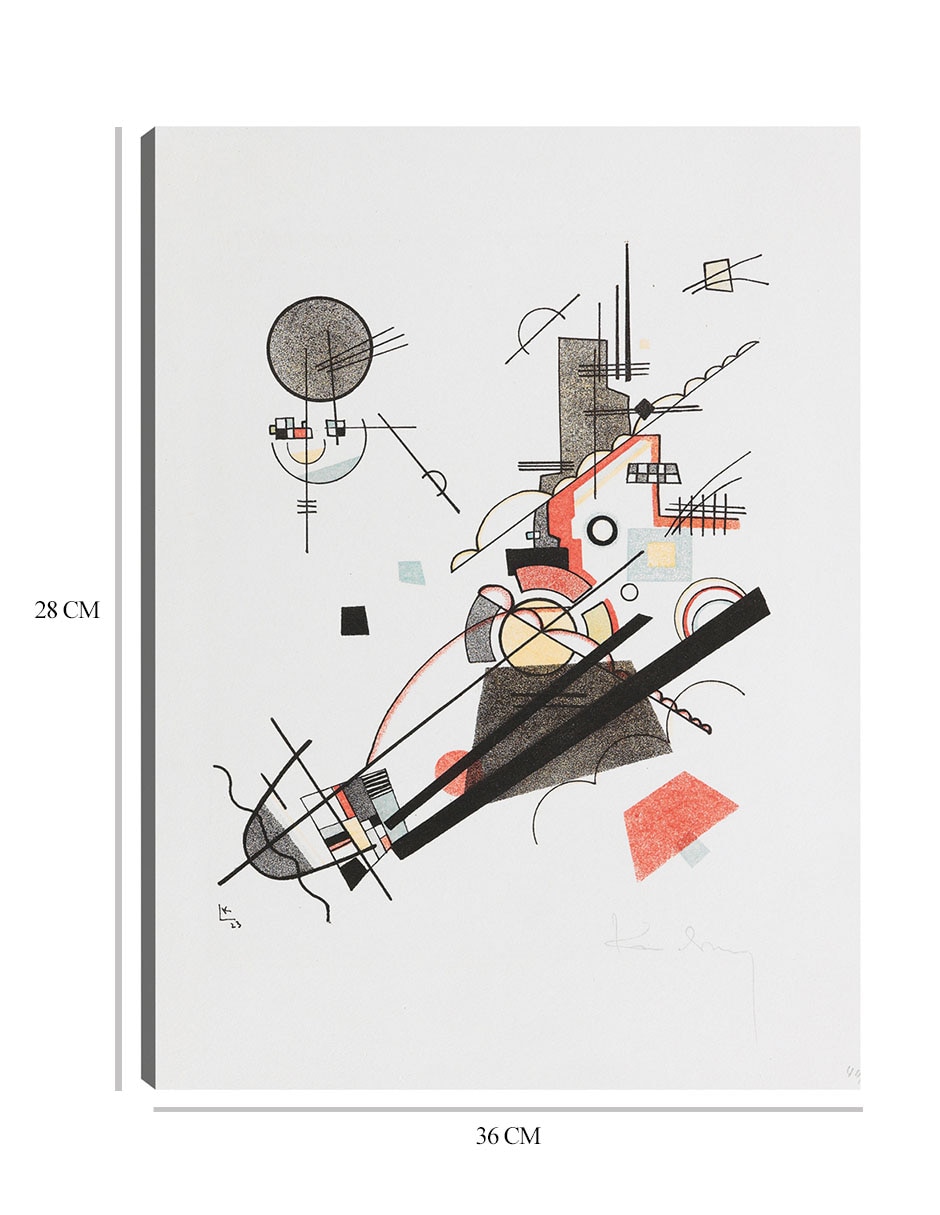 Cuadro decorativo Fröhlicher Aufstieg (1923) técnica mixta Bocetos 3