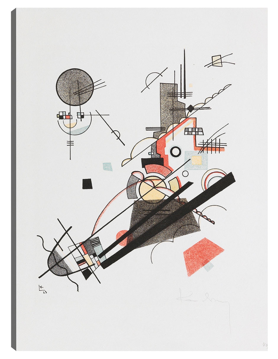 Cuadro decorativo Fröhlicher Aufstieg (1923) técnica mixta Bocetos Cuadro decorativo Fröhlicher Aufstieg (1923) técnica mixta Bocetos