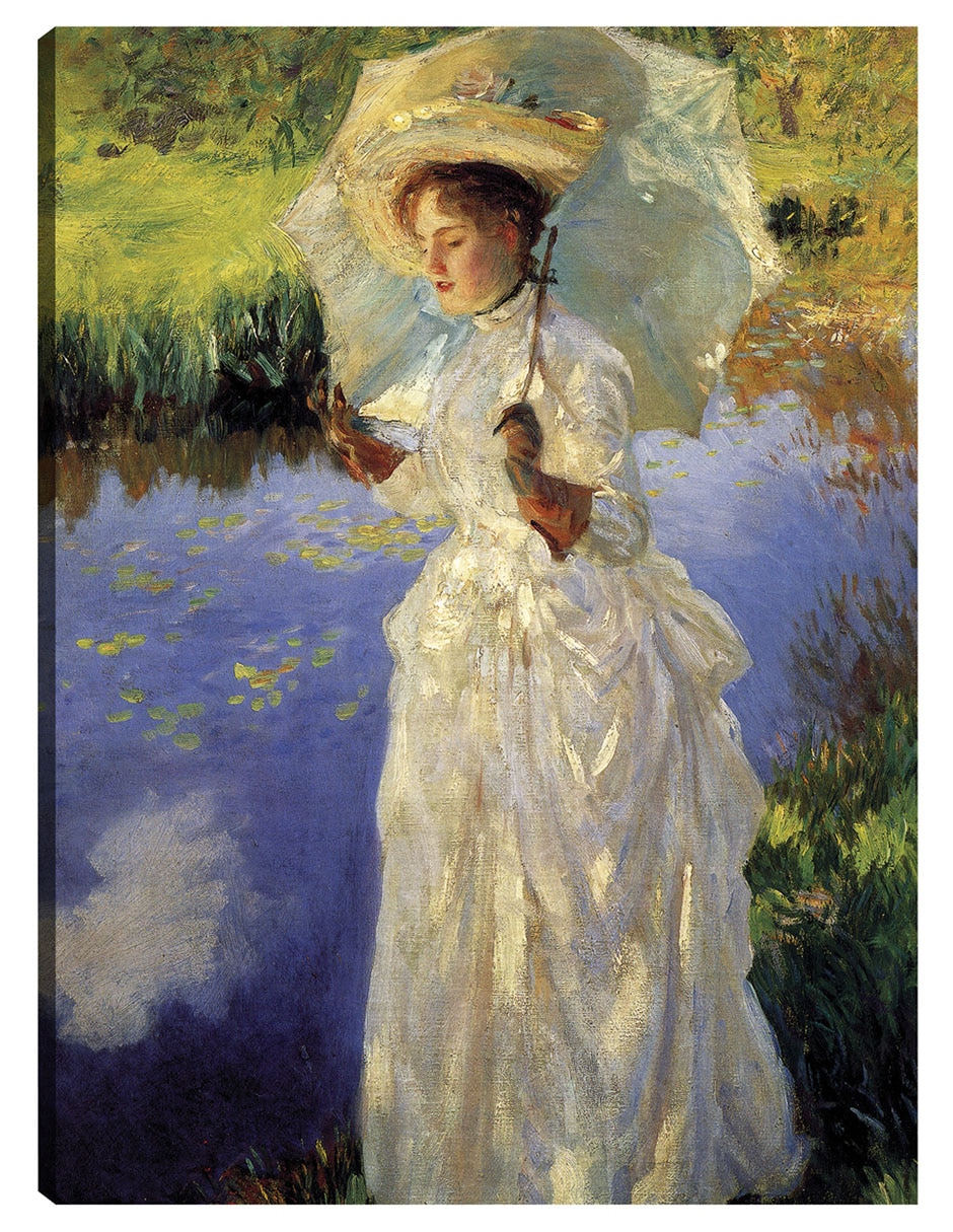 Cuadro decorativo Paseo matutino (1888) técnica mixta Gente