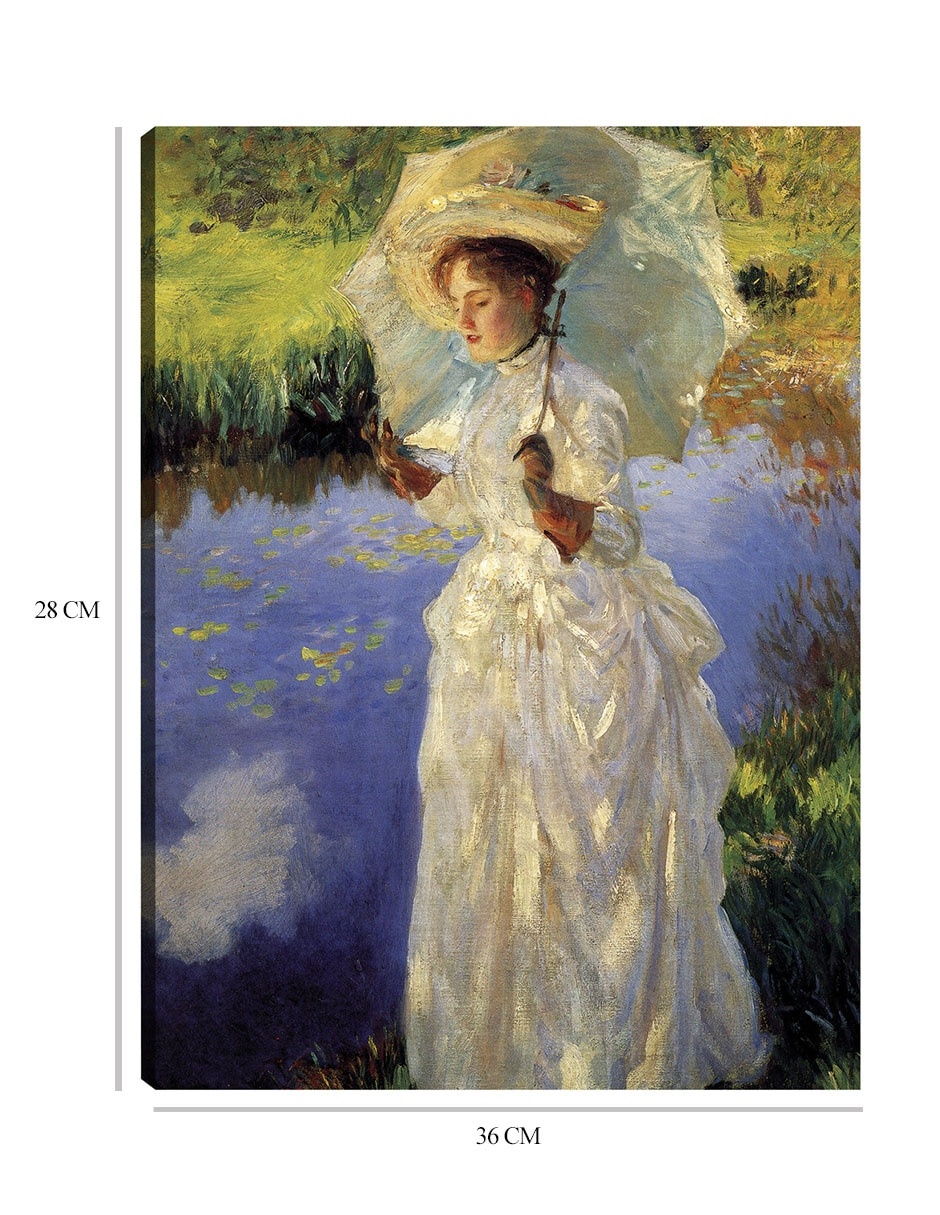 Cuadro decorativo Paseo matutino (1888) técnica mixta Gente 2
