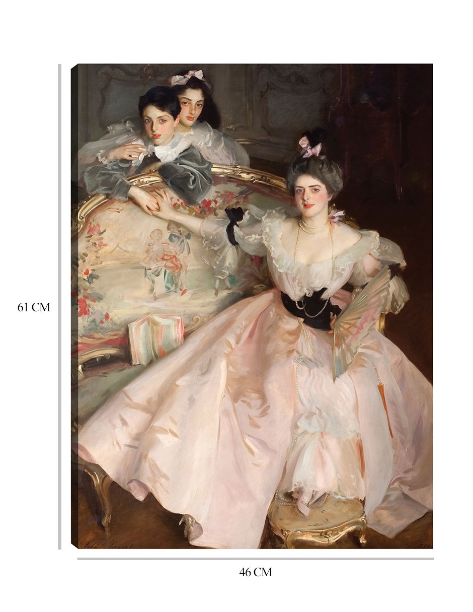 Cuadro decorativo La señora Carl Meyer y sus hijos (1896) técnica mixta Gente 2