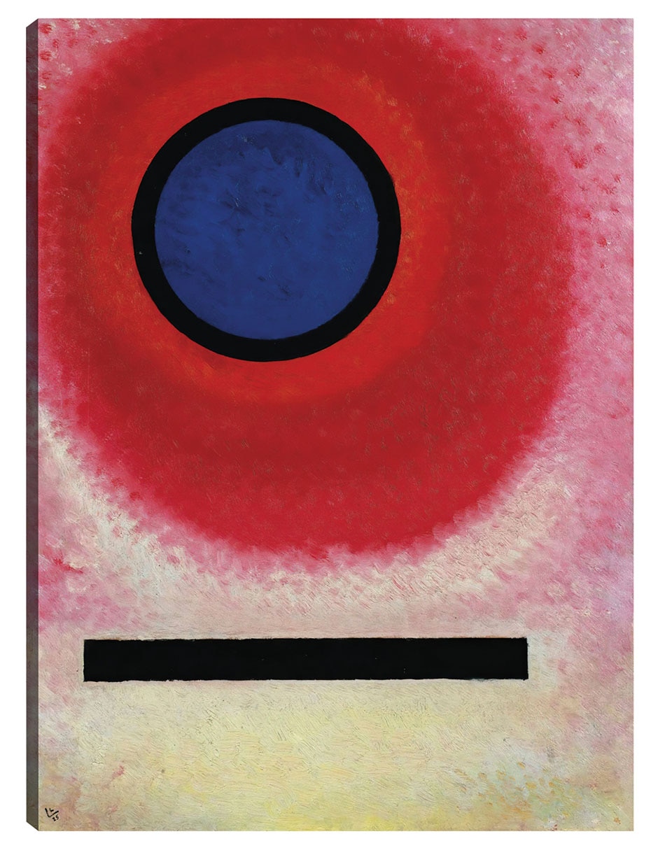 Cuadro decorativo Círculo azul II (1925) técnica mixta Colores