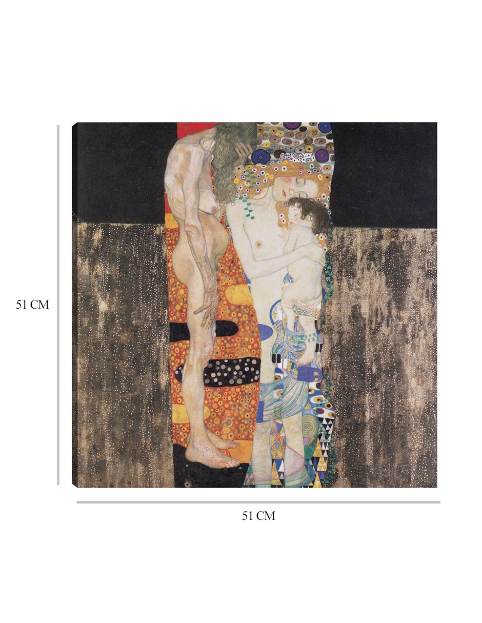 Cuadro decorativo Las tres edades de la mujer (1905) técnica mixta Gente 2