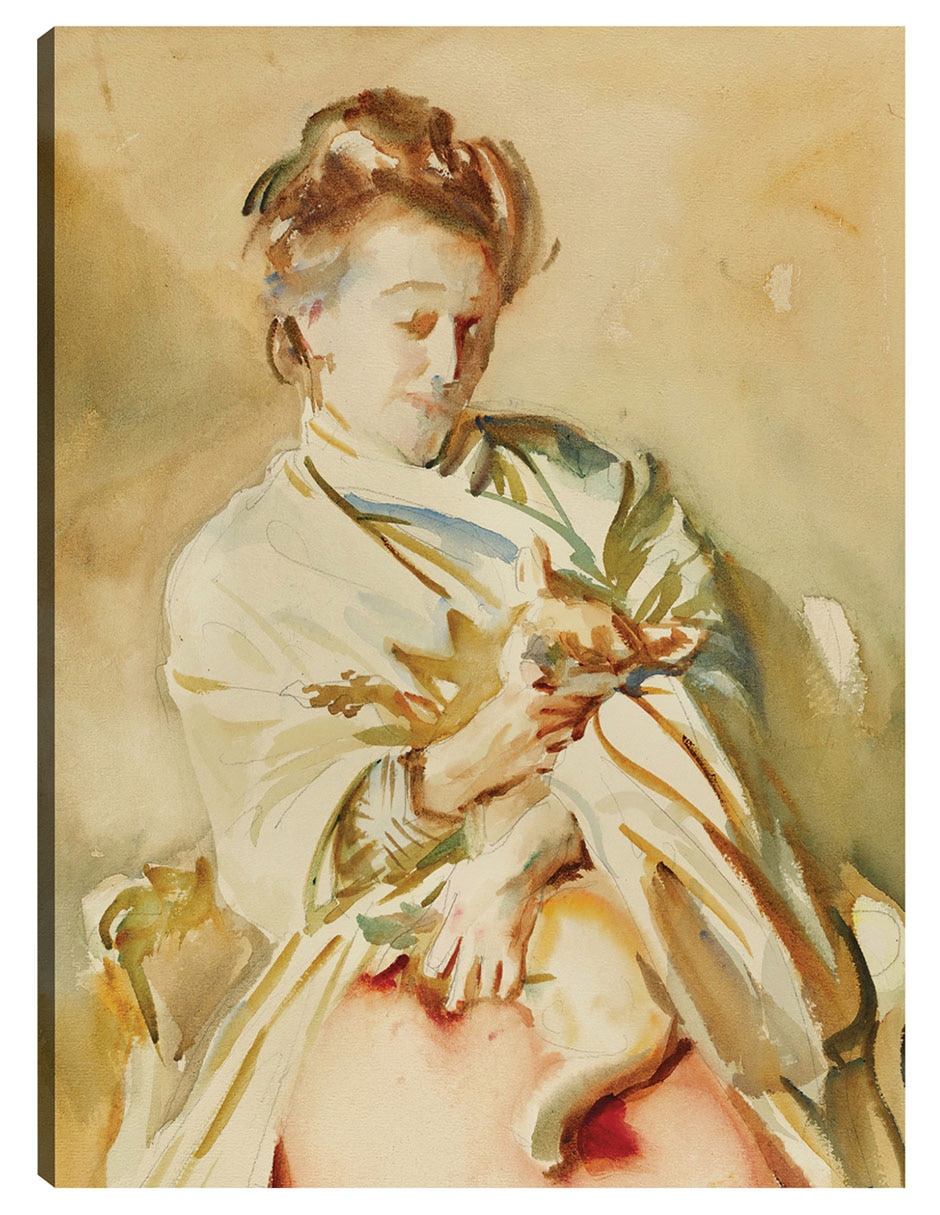 Cuadro decorativo Flora Priestley (hacia 1907) técnica mixta Gente