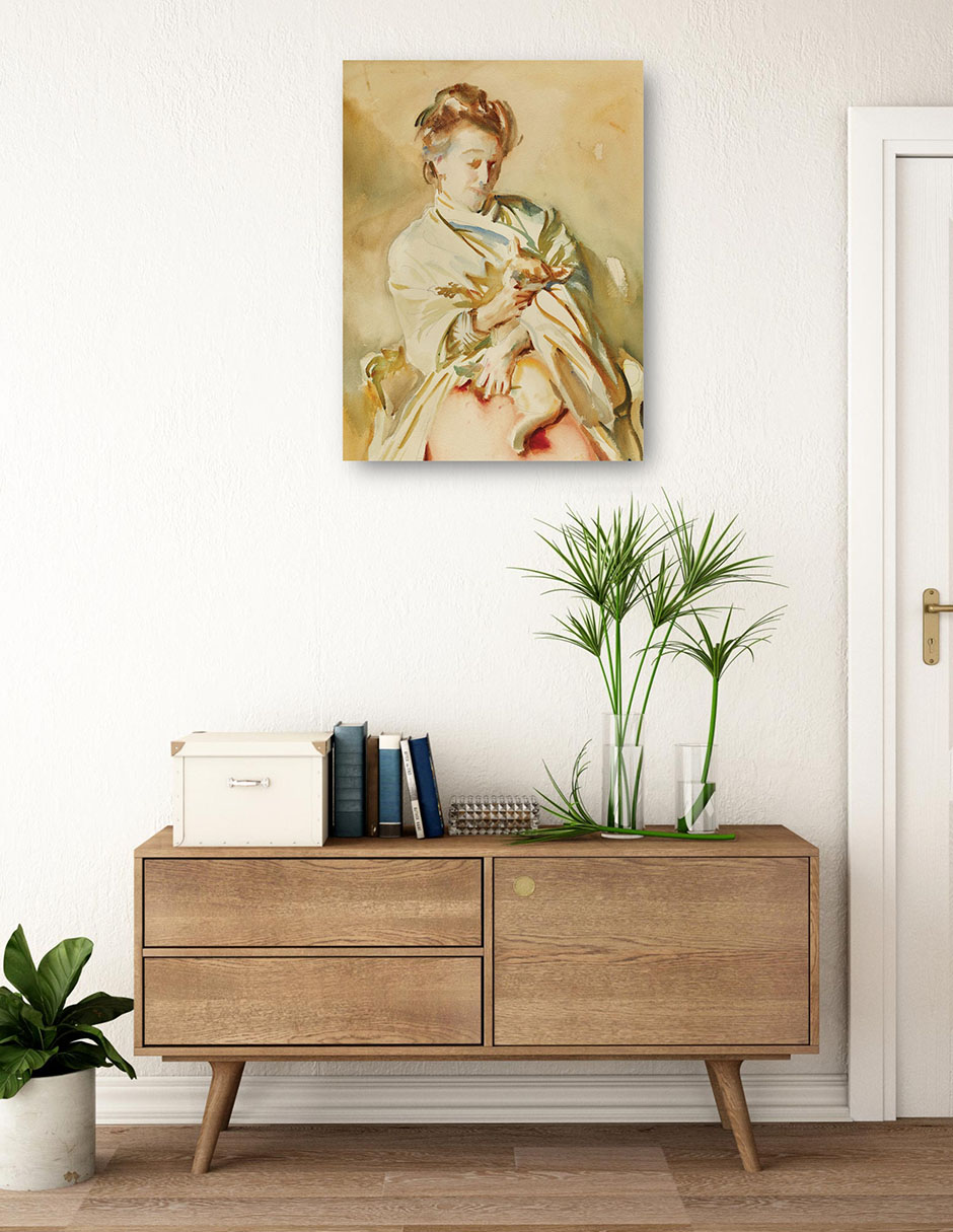 Cuadro decorativo Flora Priestley (hacia 1907) técnica mixta Gente 3