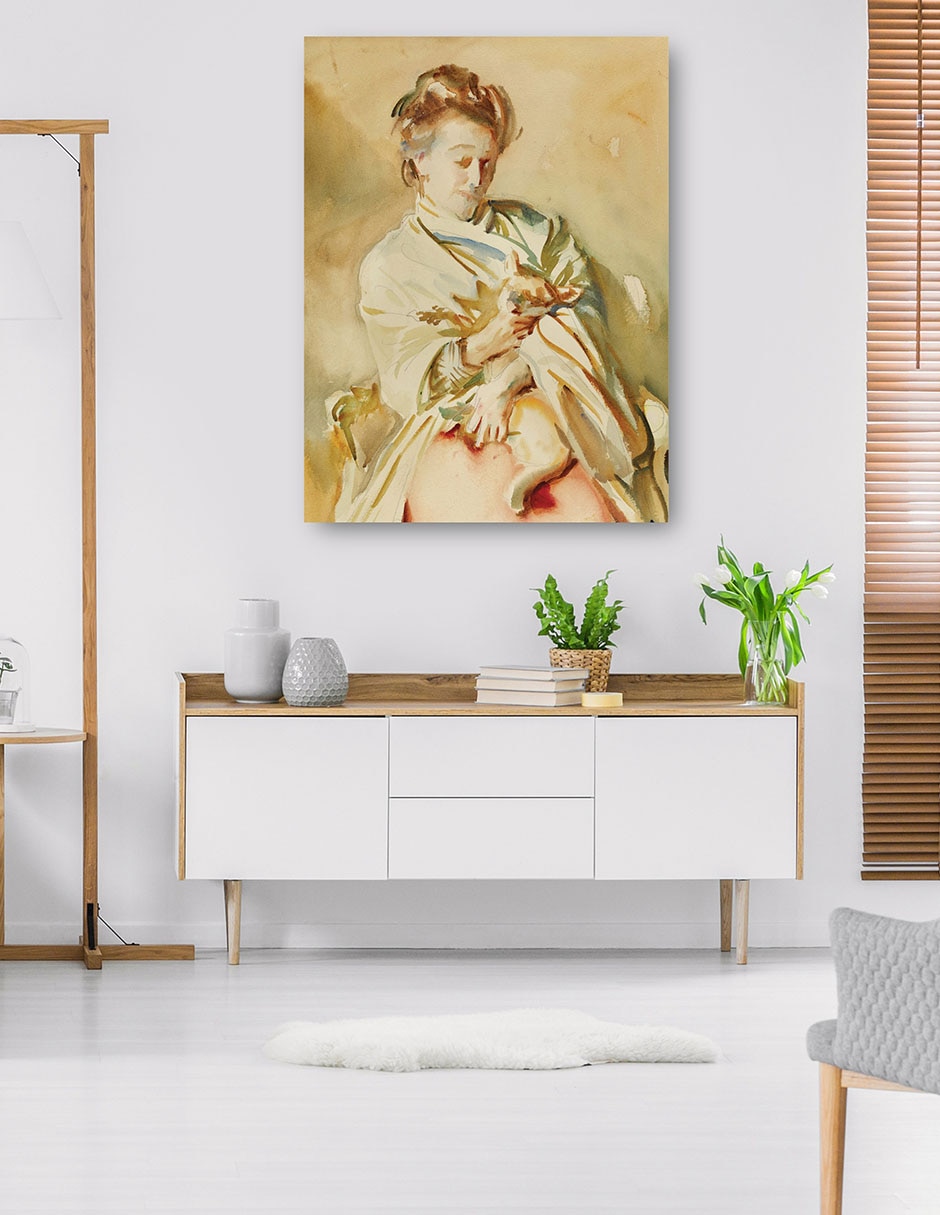 Cuadro decorativo Flora Priestley (hacia 1907) técnica mixta Gente 5