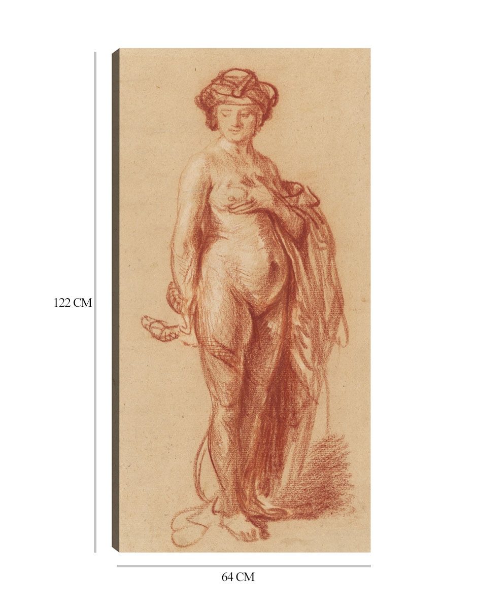 Cuadro decorativo Mujer desnuda con serpiente (1637) técnica mixta Gente 2