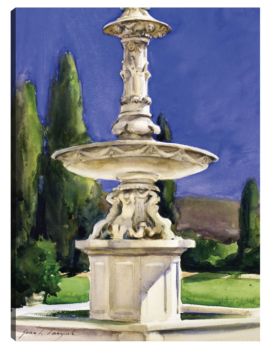 Cuadro decorativo Fuente de mármol en Italia (ca. 1907) técnica mixta Lugares Cuadro decorativo Fuente de mármol en Italia (ca. 1907) técnica mixta Lugares