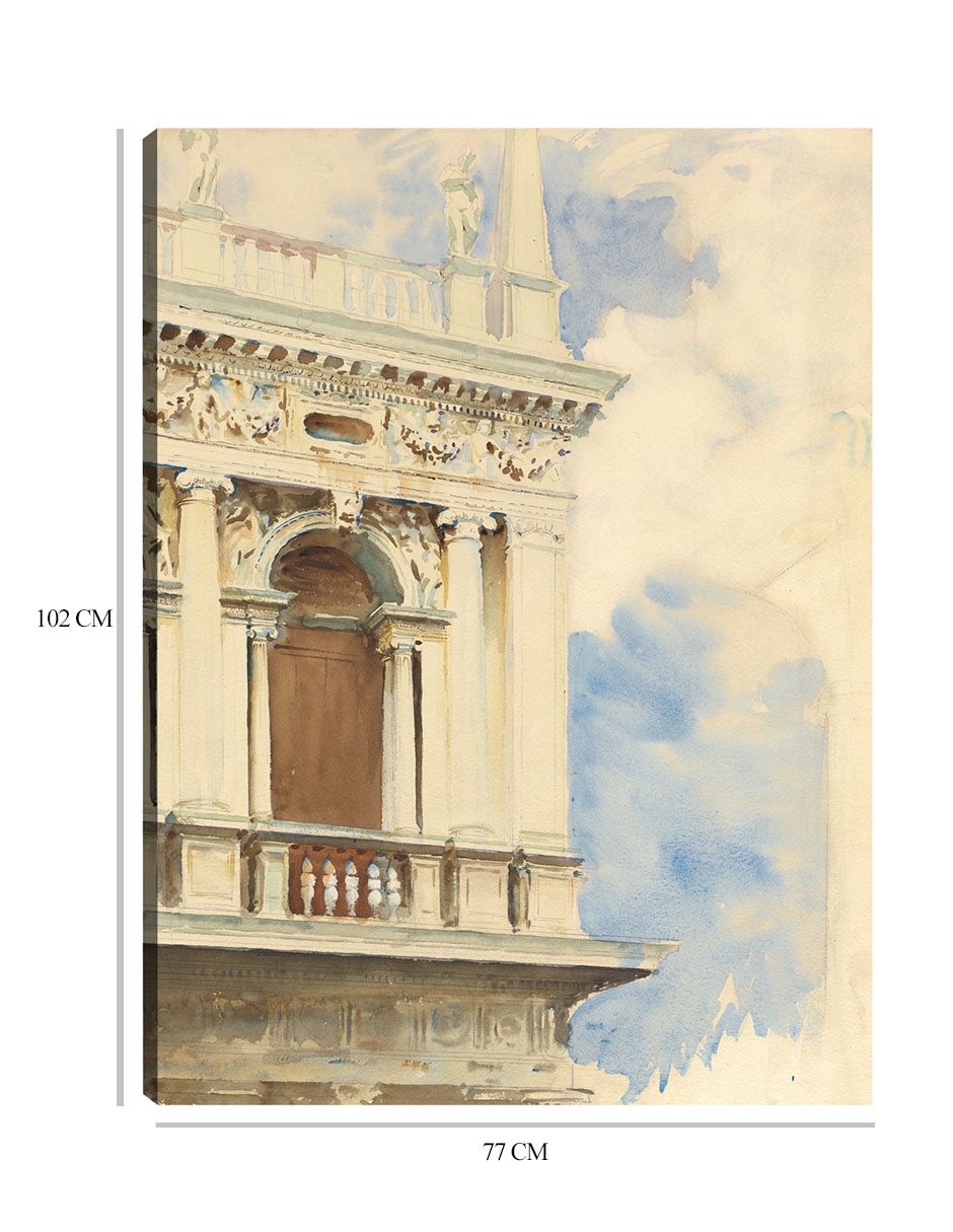 Cuadro decorativo Un rincón de la biblioteca de Venecia (1904-1907) técnica mixta Lugares 2