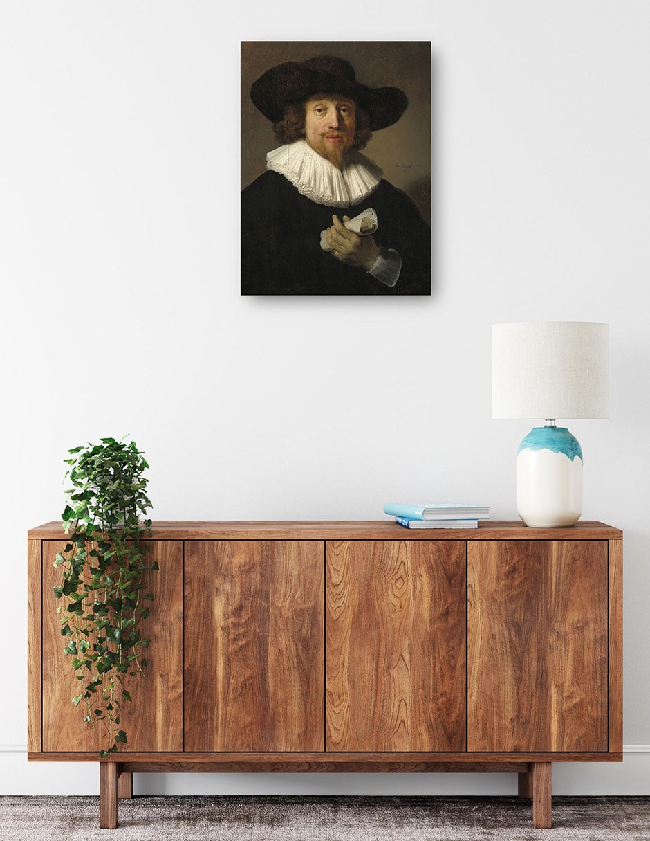 Cuadro decorativo Hombre con una partitura (1633) técnica mixta Gente 2