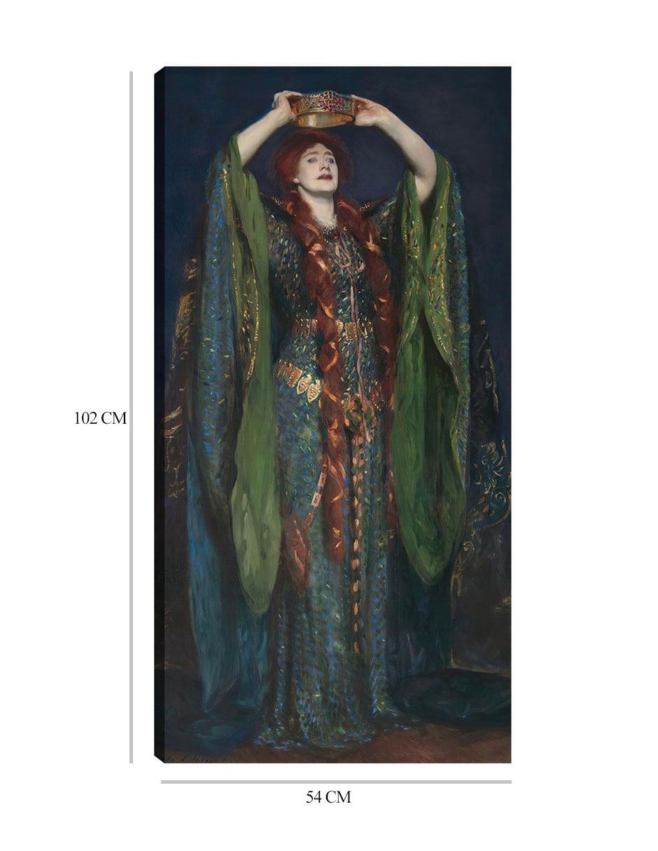 Cuadro decorativo Ellen Terry como Lady Macbeth (1889) técnica mixta Gente 2