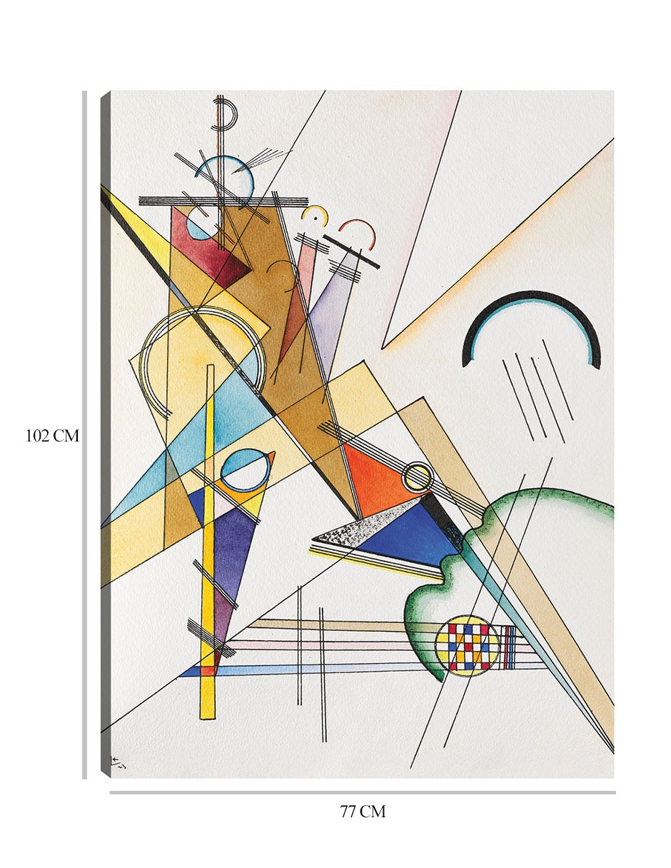 Cuadro decorativo Tejido (1923) técnica mixta Formas 2