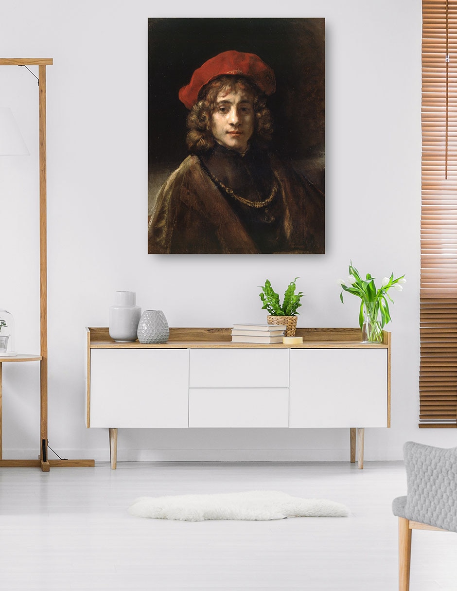 Cuadro decorativo Tito, el hijo del artista (c. 1657) técnica mixta Gente 4