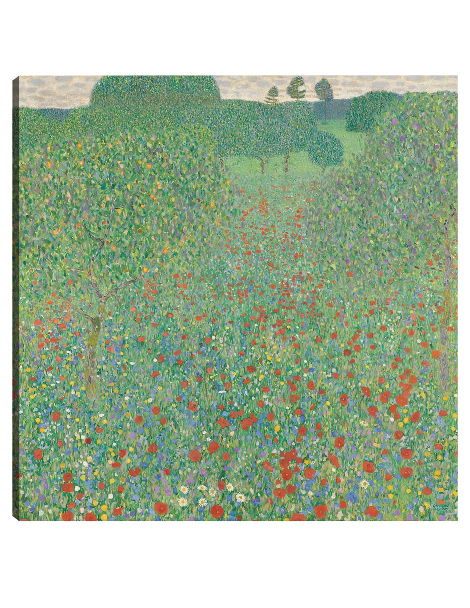Cuadro decorativo Prado de amapolas en flor (1907) técnica mixta Primavera