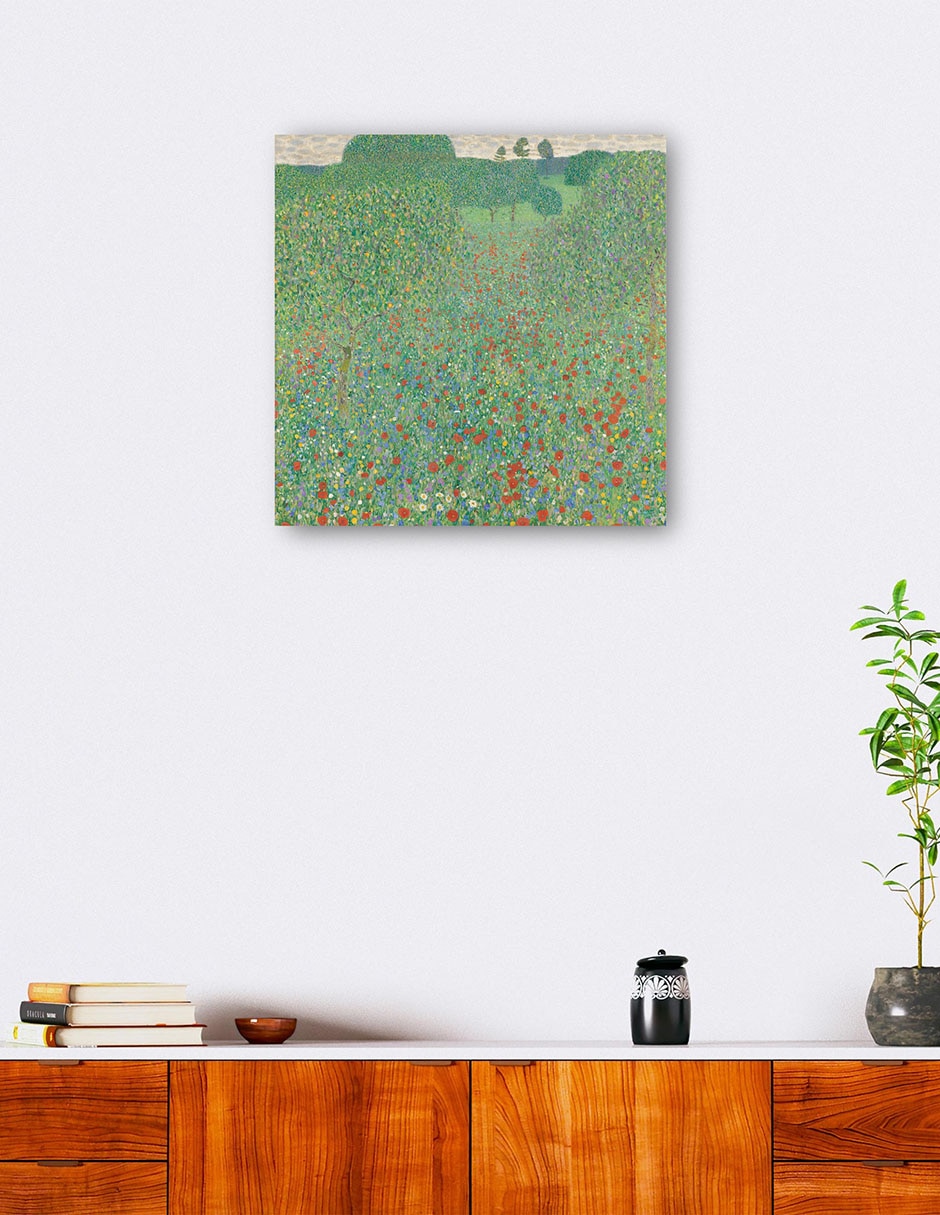 Cuadro decorativo Prado de amapolas en flor (1907) técnica mixta Primavera 5