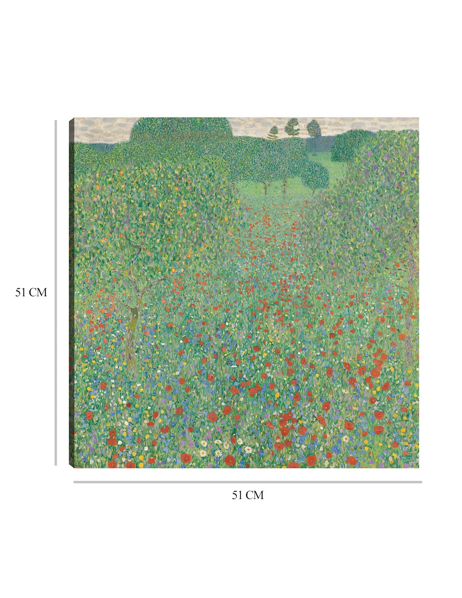 Cuadro decorativo Prado de amapolas en flor (1907) técnica mixta Primavera 2