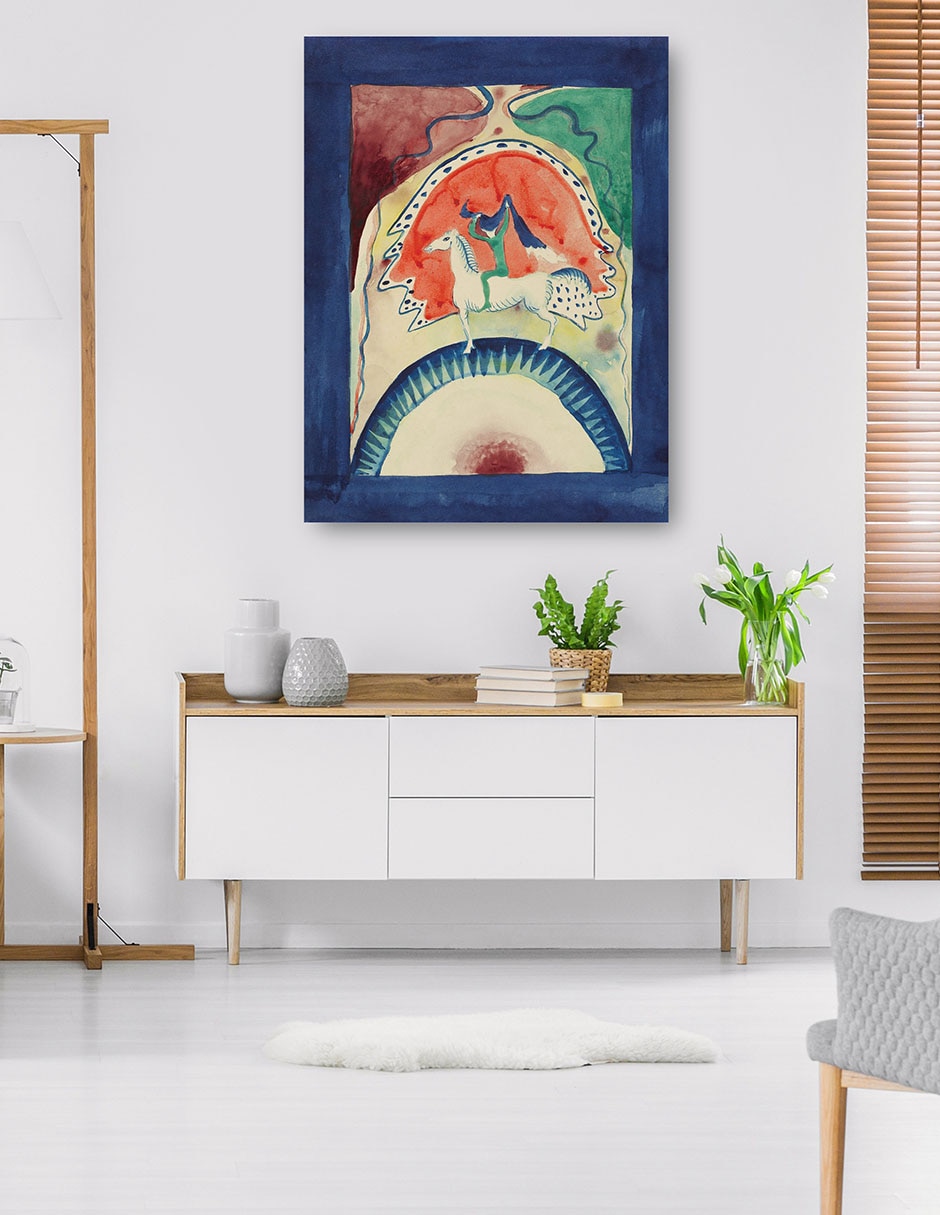 Cuadro decorativo técnica mixta Formas 4