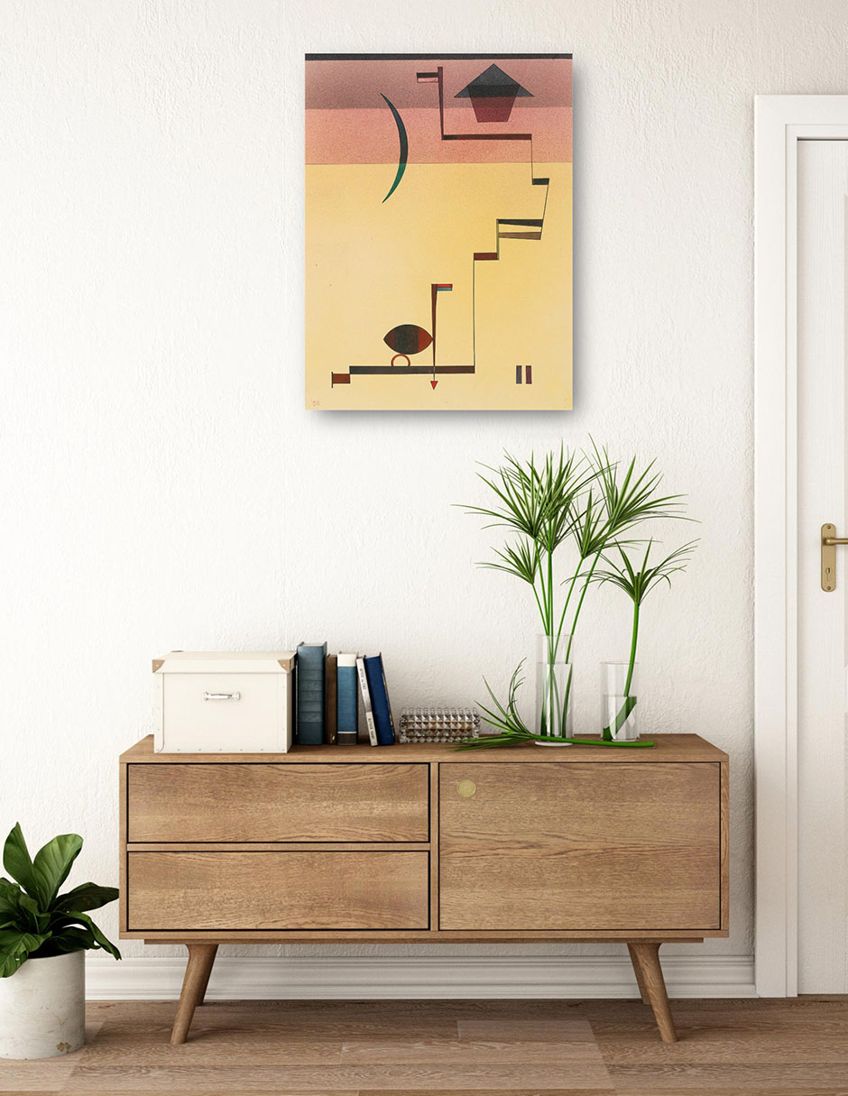 Cuadro decorativo Eckig (Angular) (1931) técnica mixta Formas 3