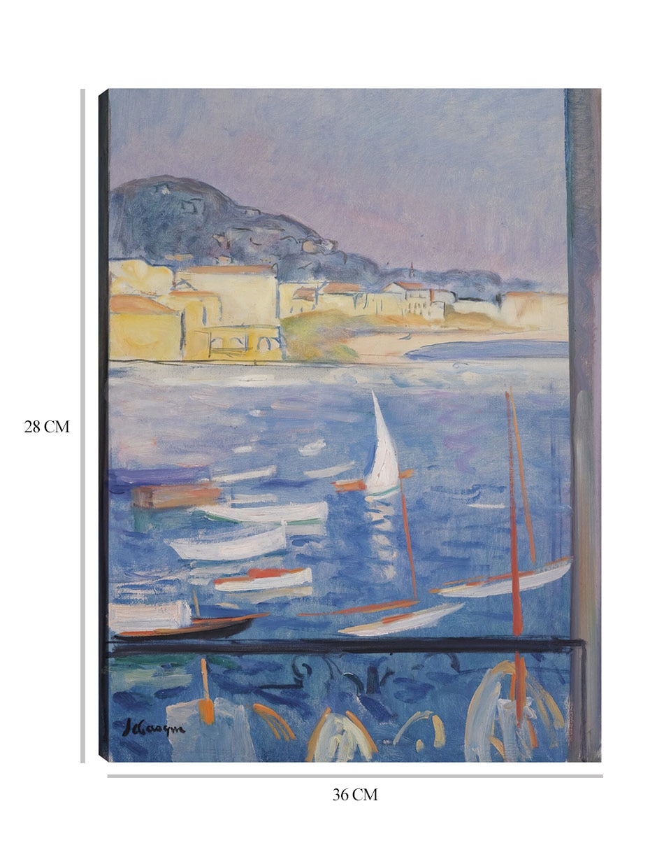 Cuadro decorativo Villefranche-Sur-Mer, Fenêtre Ouverte Sur Le Port (1926) técnica mixta Navegación 2