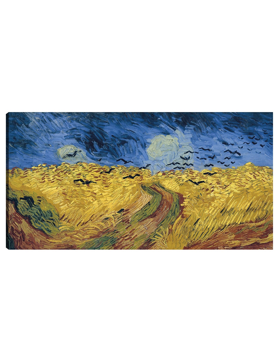 Cuadro decorativo Campo de trigo con cuervos (1890) técnica mixta Campos Cuadro decorativo Campo de trigo con cuervos (1890) técnica mixta Campos