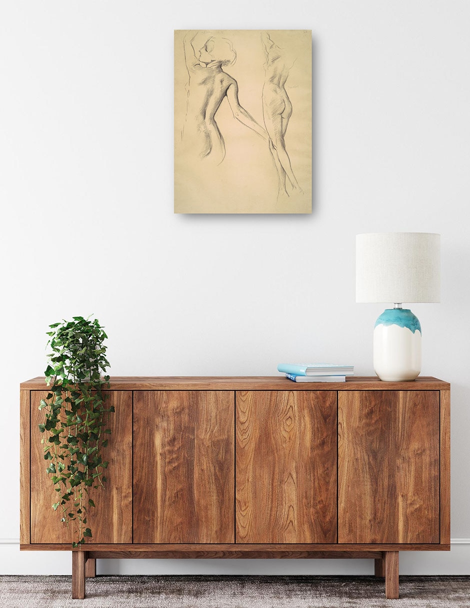 Cuadro decorativo Estudios para 'Figuras danzantes' (1919-1920) técnica mixta Siluetas 3