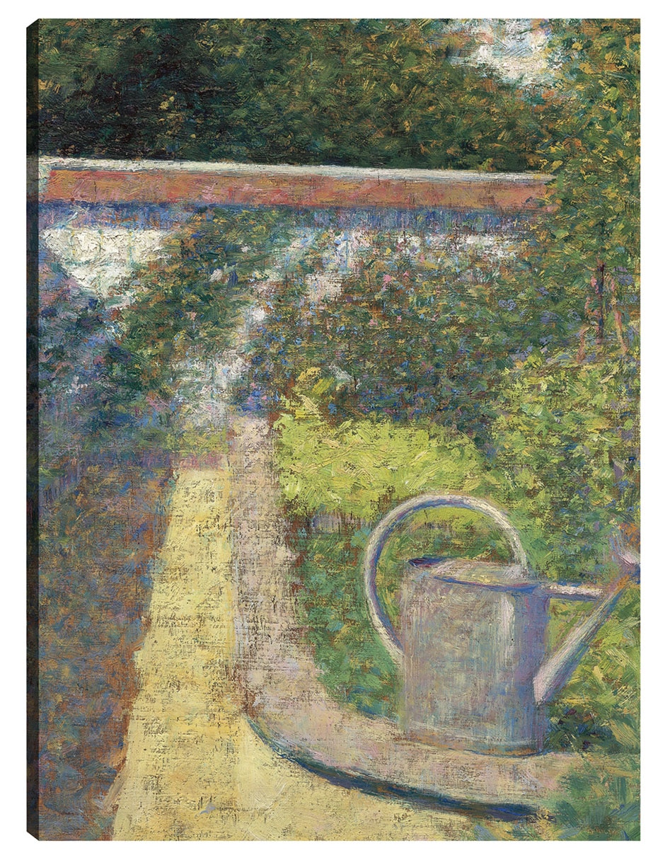 Cuadro decorativo La regadera – Jardín de Le Raincy (C. 1883) técnica mixta Campos