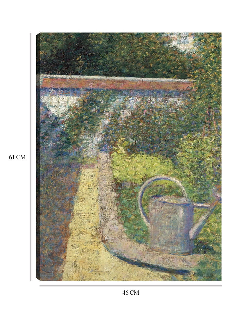 Cuadro decorativo La regadera – Jardín de Le Raincy (C. 1883) técnica mixta Campos 2