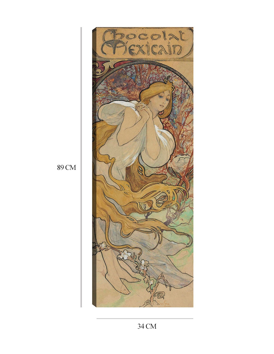 Cuadro decorativo Chocolate Mexicano técnica mixta Publicidad 2