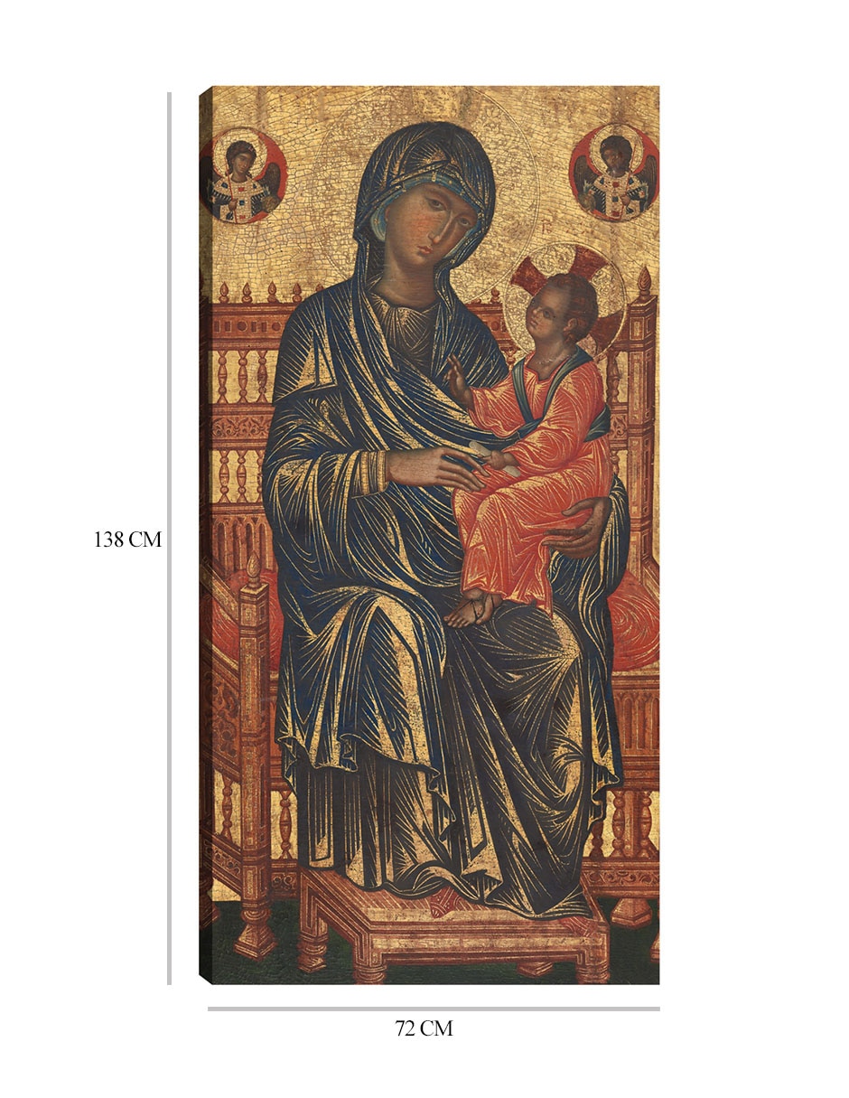 Cuadro decorativo La Virgen y el Niño entronizados, c. 1250/1275 técnica mixta Vírgenes 2