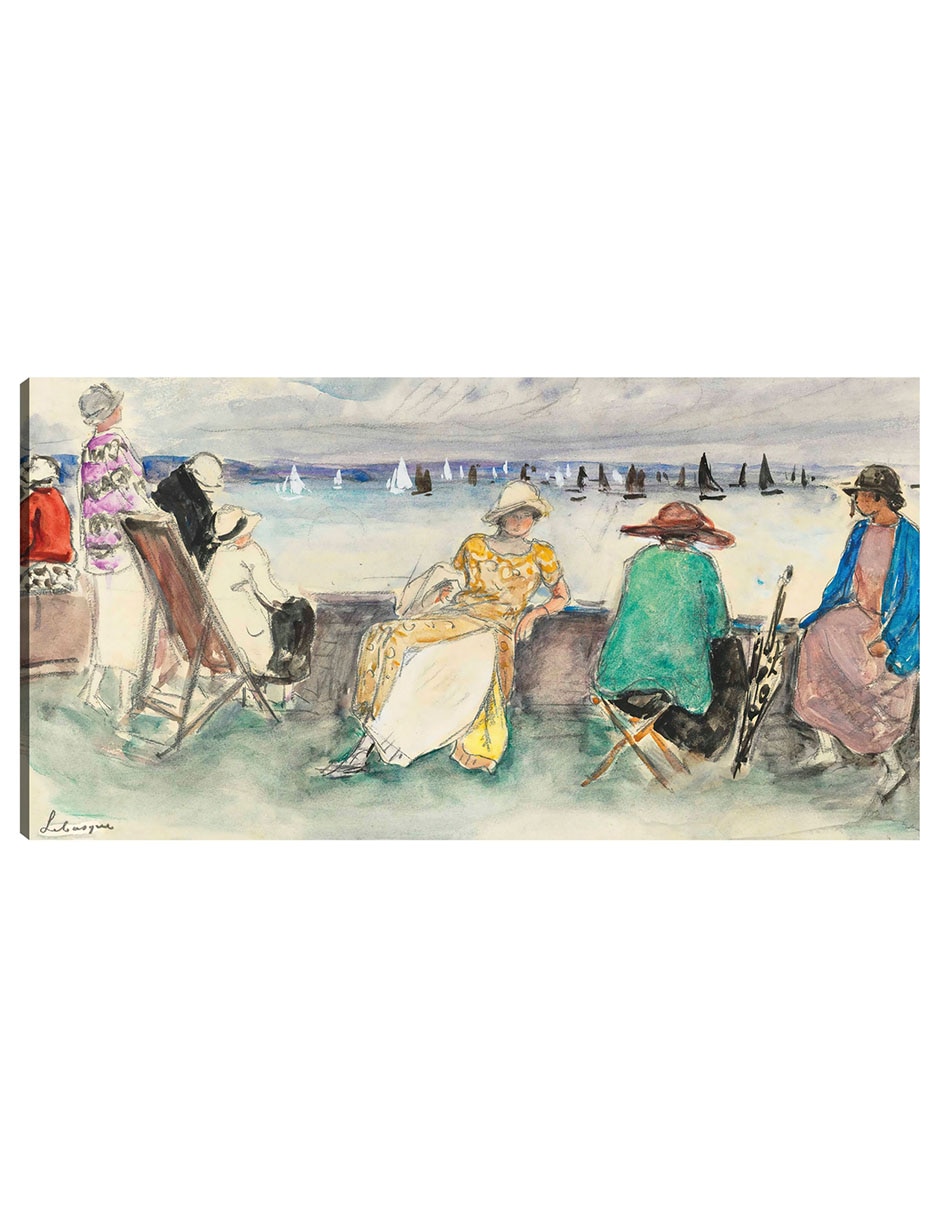 Cuadro decorativo Mujeres aux régates (1920) técnica mixta Gente