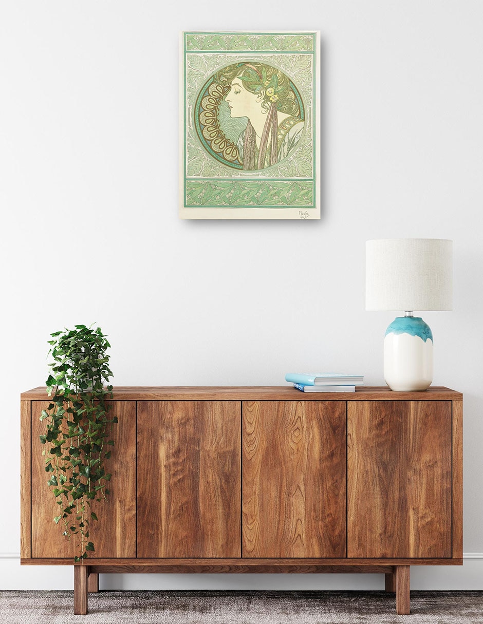 Cuadro decorativo Laurel (1901) técnica mixta Gente 3