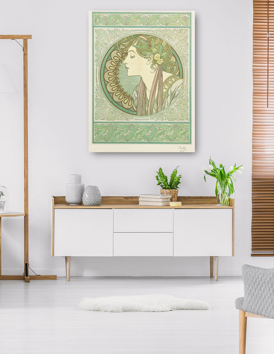 Cuadro decorativo Laurel (1901) técnica mixta Gente 5
