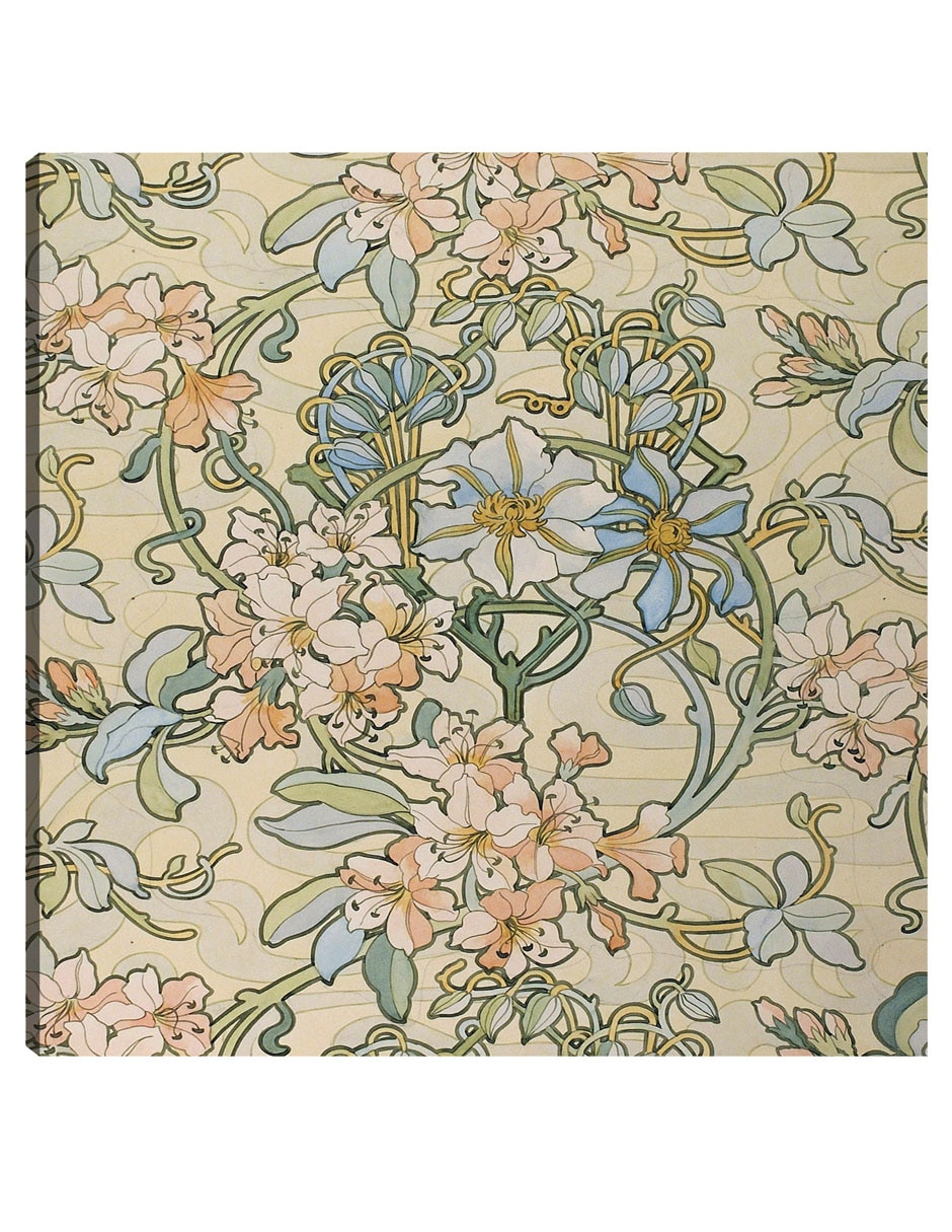 Cuadro decorativo Clemátida (1897-1898) técnica mixta Floración Cuadro decorativo Clemátida (1897-1898) técnica mixta Floración