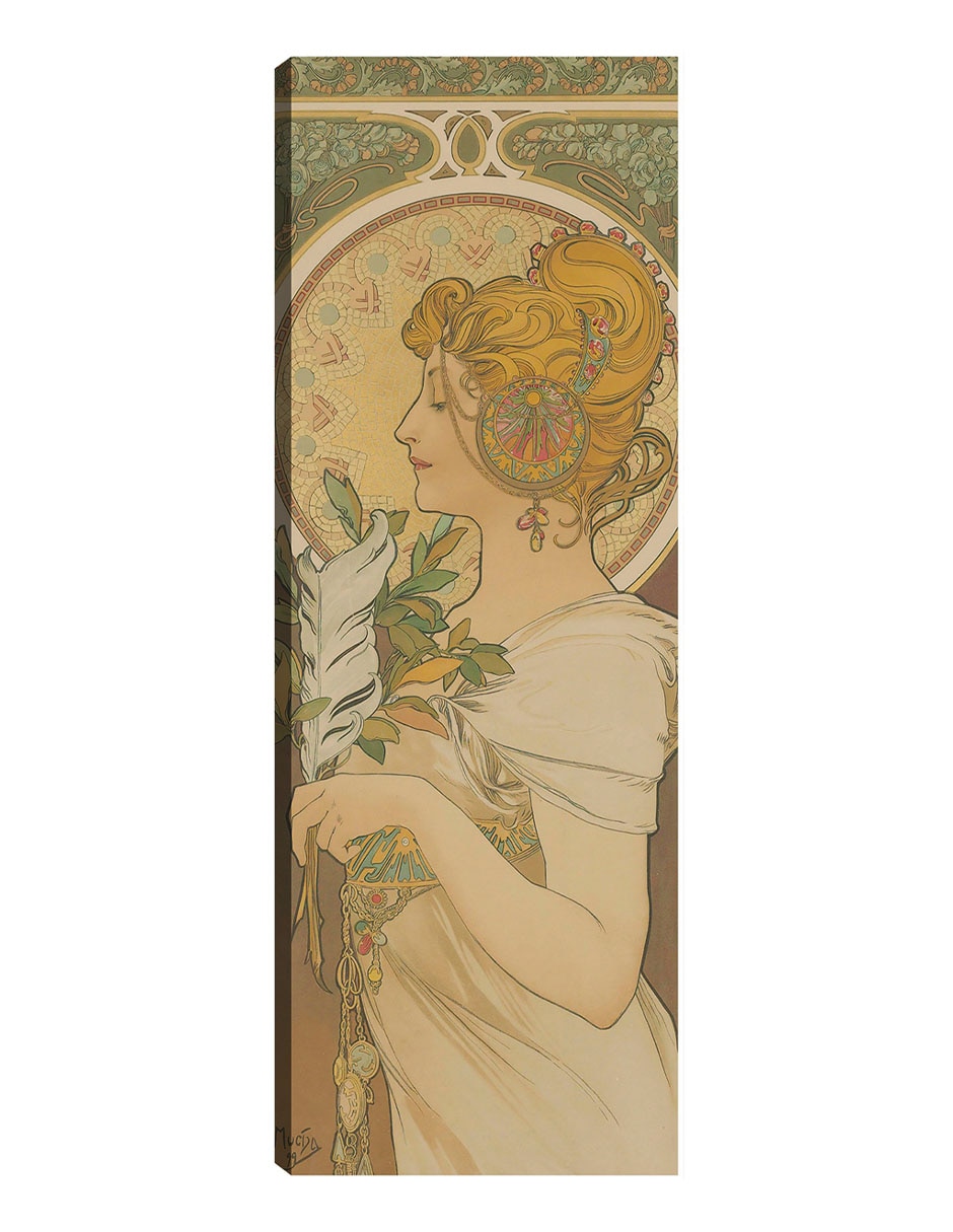 Cuadro decorativo La pluma (1899) técnica mixta Gente Cuadro decorativo La pluma (1899) técnica mixta Gente