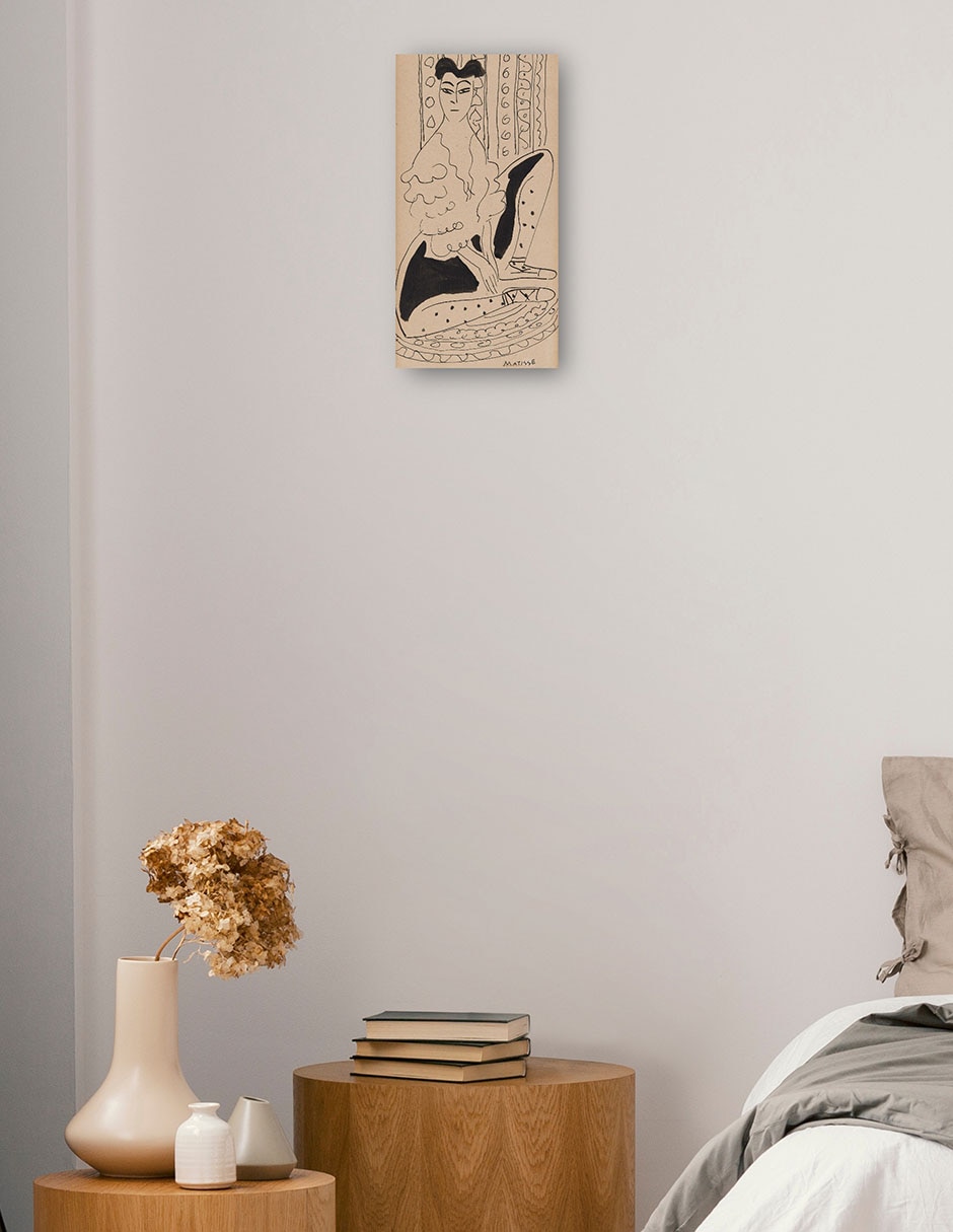 Cuadro decorativo técnica mixta Siluetas 3