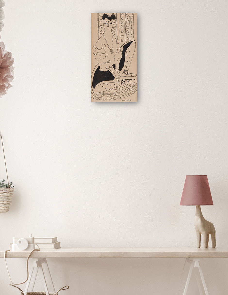 Cuadro decorativo técnica mixta Siluetas 4