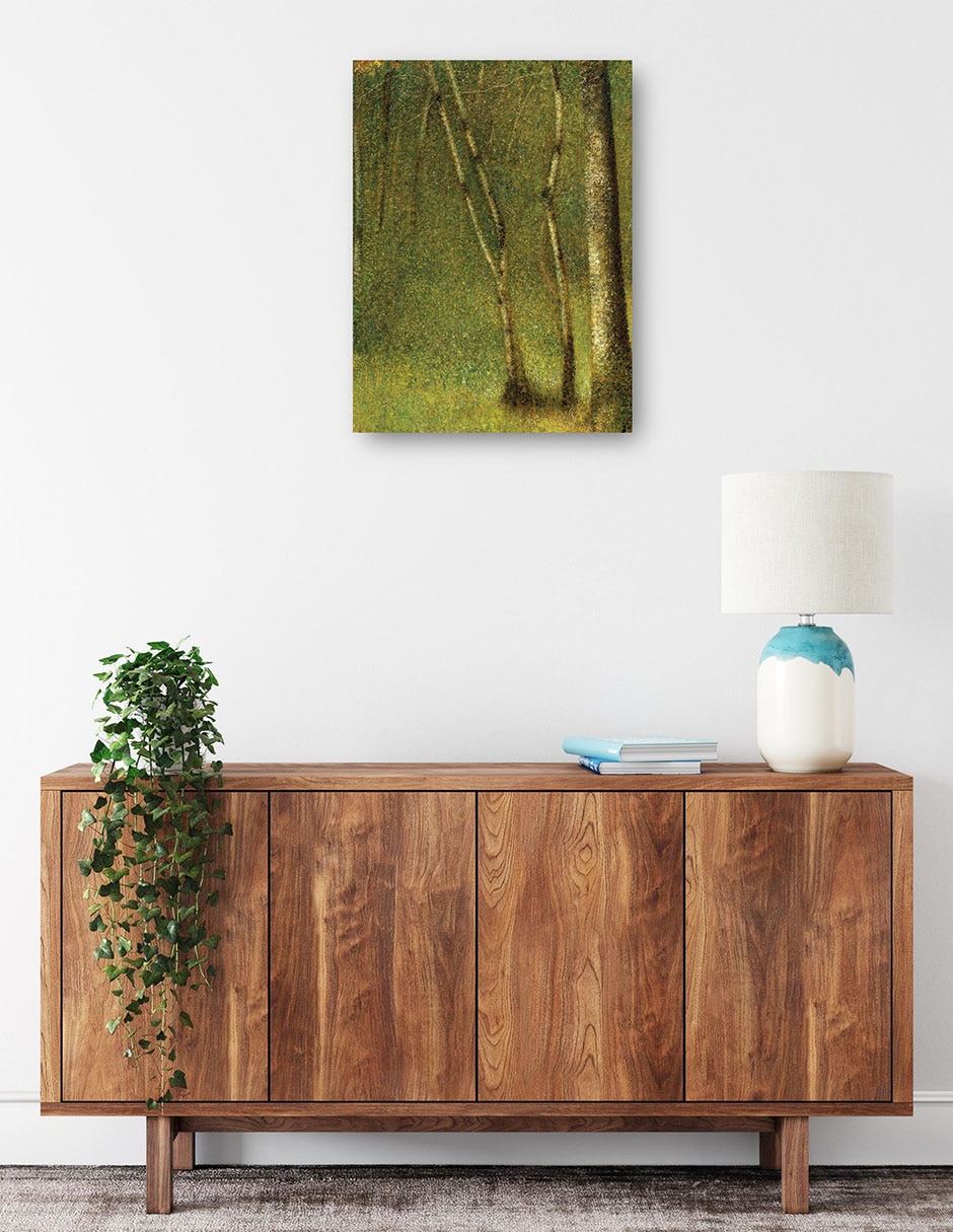 Cuadro decorativo El bosque de Pontaubert (1881) técnica mixta Bosques 2