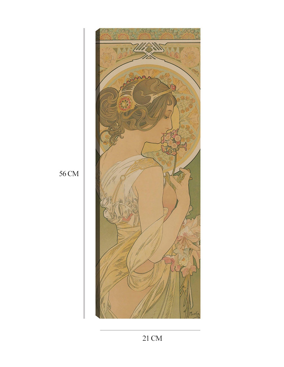 Cuadro decorativo La Primevere (1899) técnica mixta Gente 2
