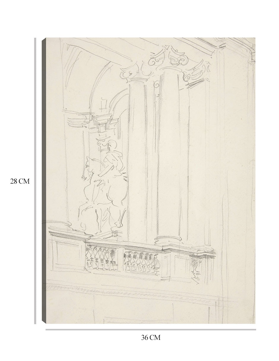 Cuadro decorativo Interior (hacia 1906) técnica mixta Formas 7