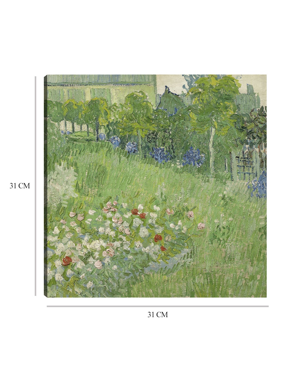 Cuadro decorativo El jardín de Daubigny técnica mixta Primavera 2