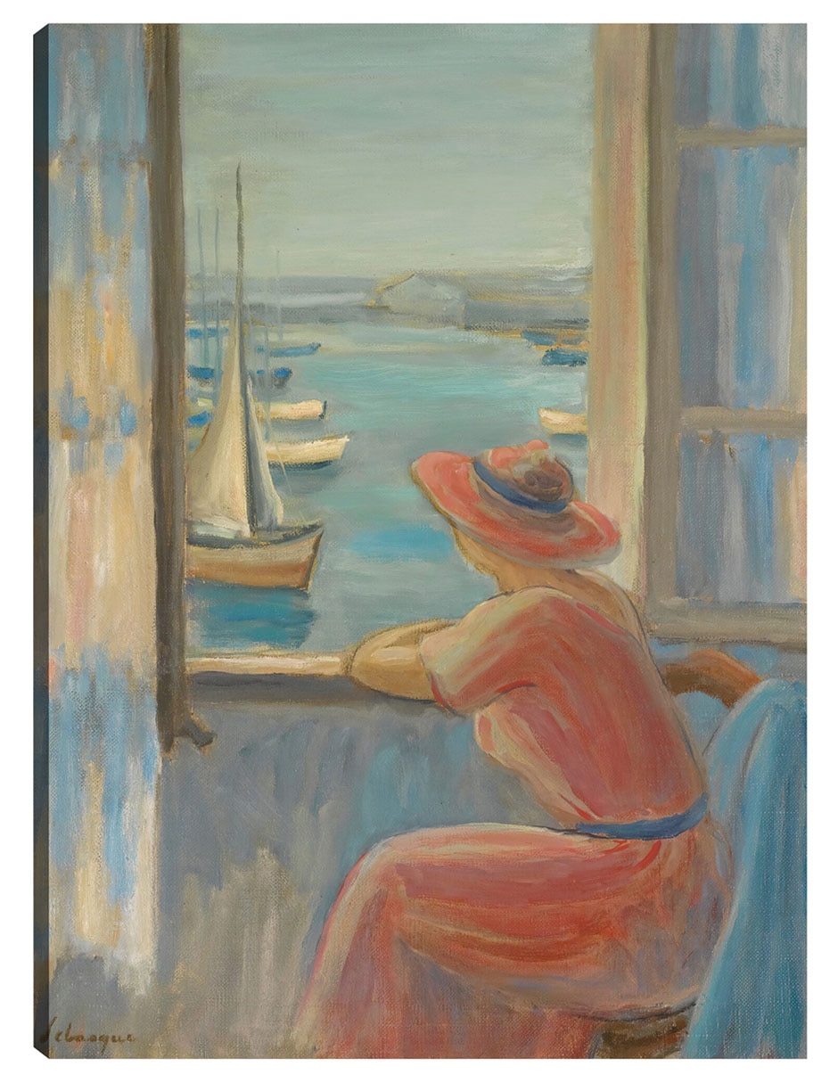 Cuadro decorativo Frente a la ventana, Isla de Yeu (1919) técnica mixta Gente