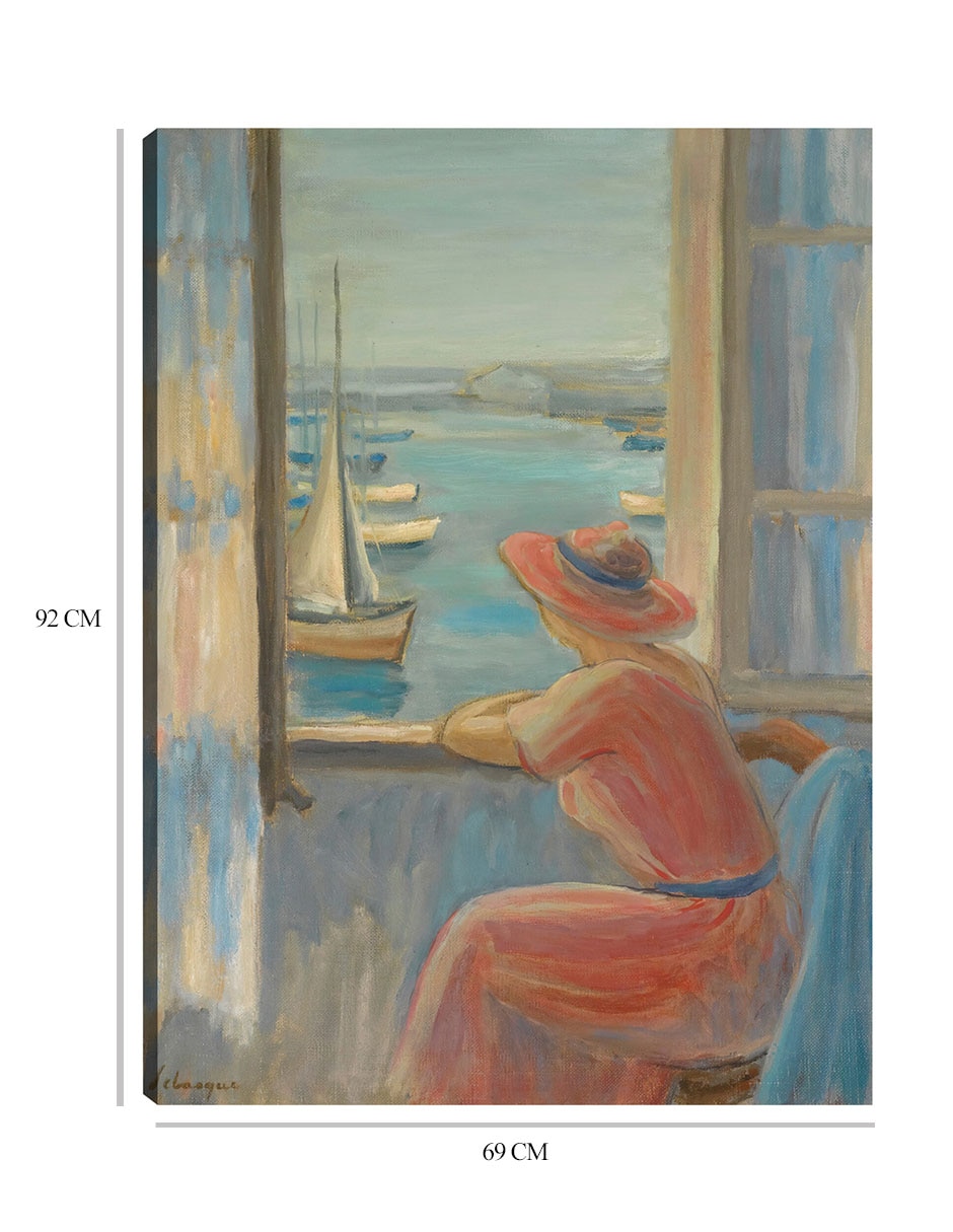 Cuadro decorativo Frente a la ventana, Isla de Yeu (1919) técnica mixta Gente 7